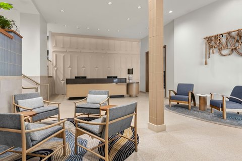 Hotel Lobby with Lounge Area