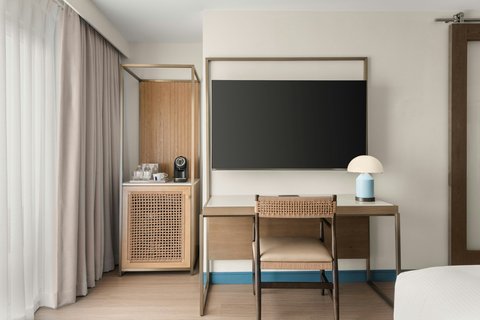 Desk and Coffee Station