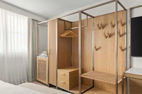 Closet and Coffee Area in Double Queen