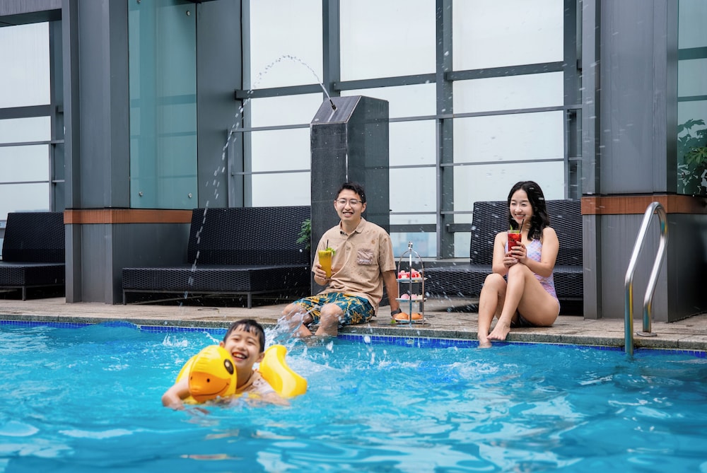 Rooftop pool