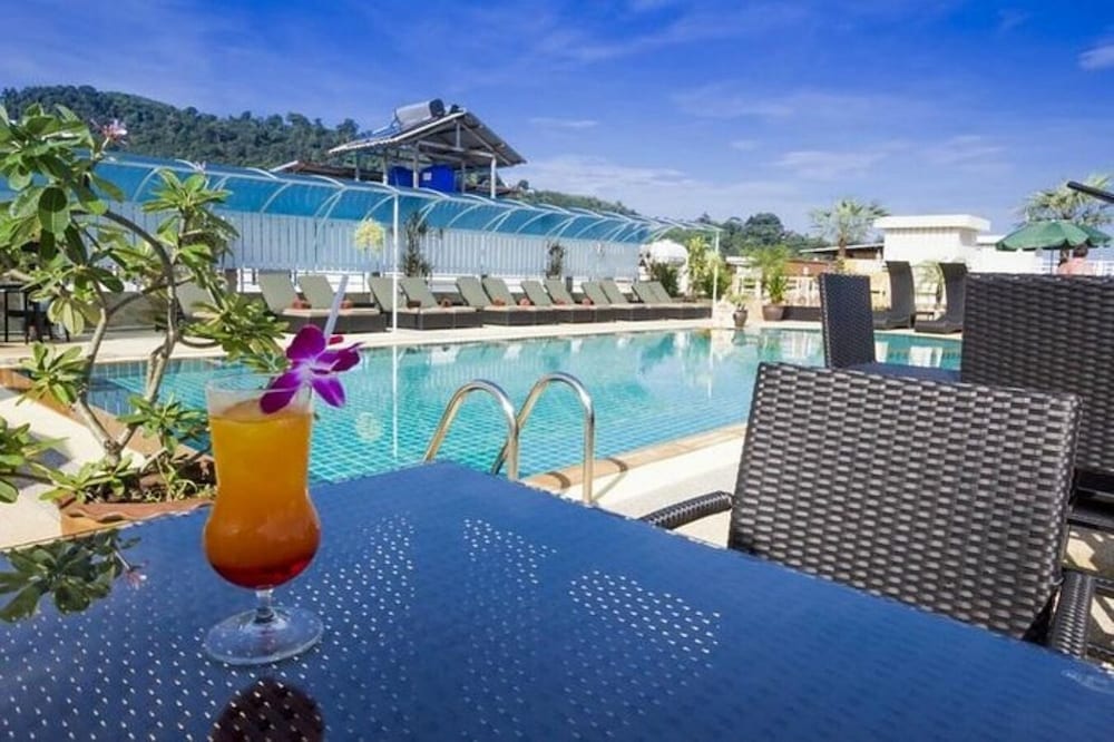 Rooftop pool