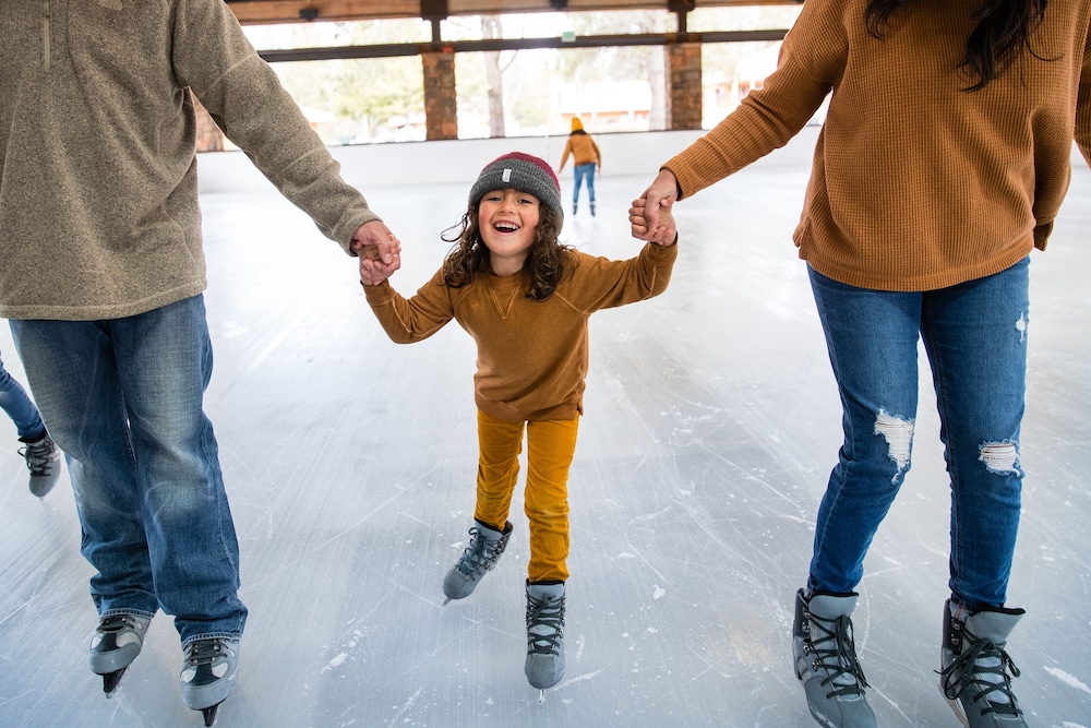 Ice skating