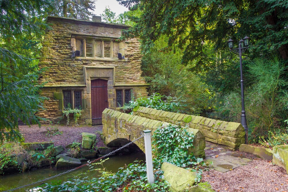 Outdoor wedding area