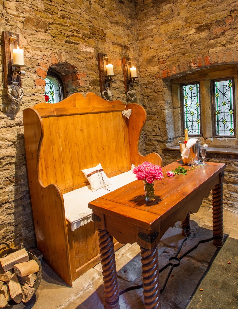 Outdoor wedding area