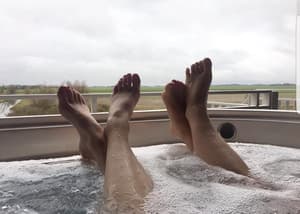 thumbnail: Outdoor spa tub