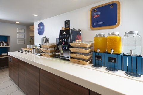 Fuel up with a perfect cup of coffee or tea.
