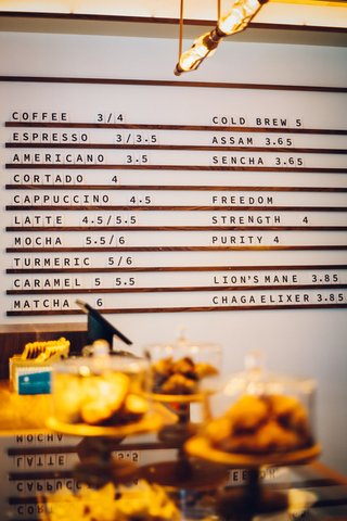 Baker's Daughter Cafe Well Menu