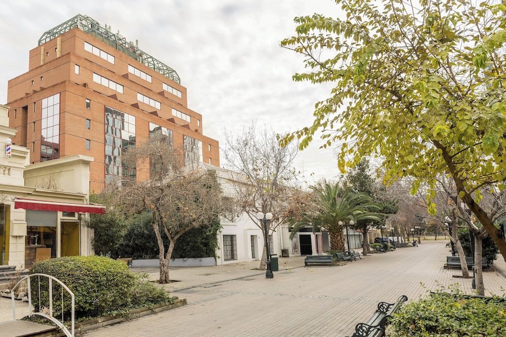 Outdoor banquet area