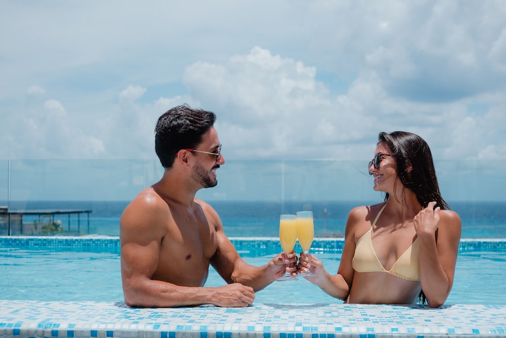 Rooftop pool