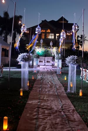 thumbnail: Outdoor wedding area