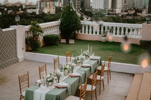 thumbnail: Outdoor wedding area