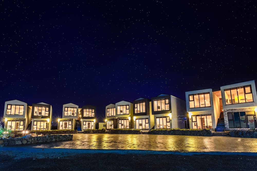 Front of property - evening/night