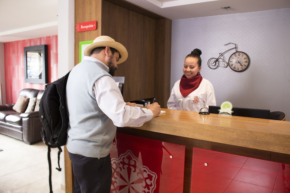 Check-in/check-out kiosk