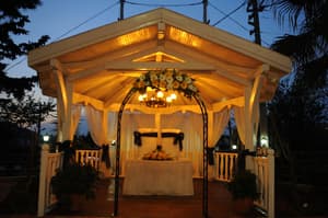 thumbnail: Outdoor wedding area