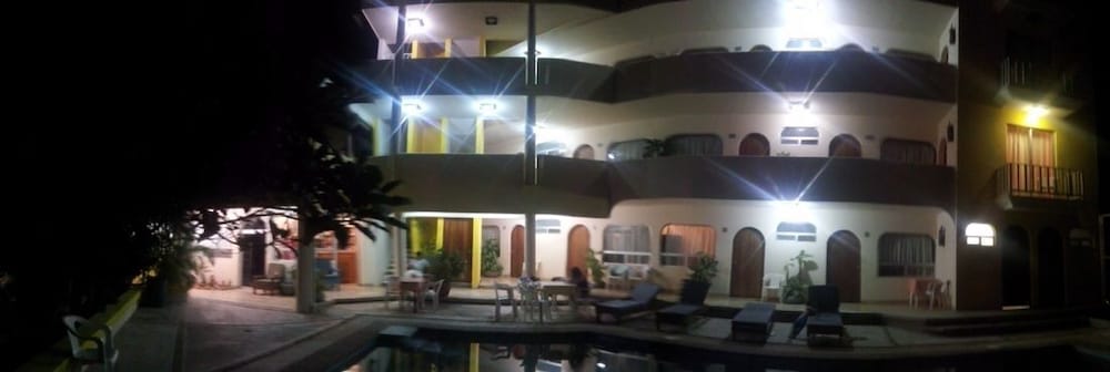 Front of property - evening/night