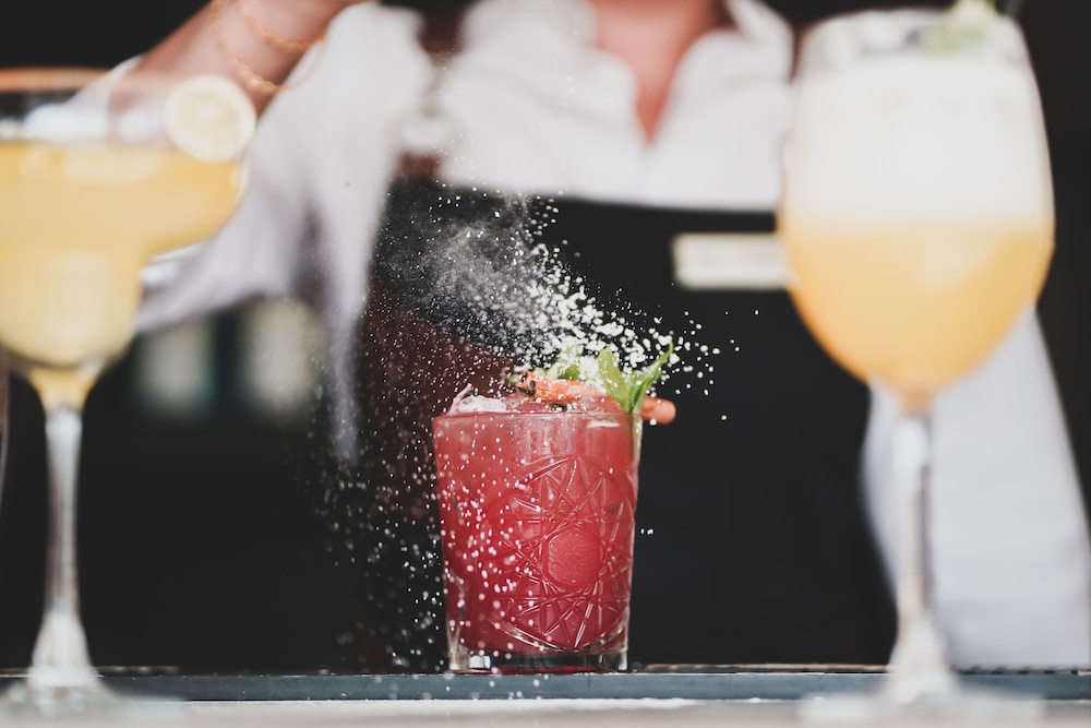 Poolside bar