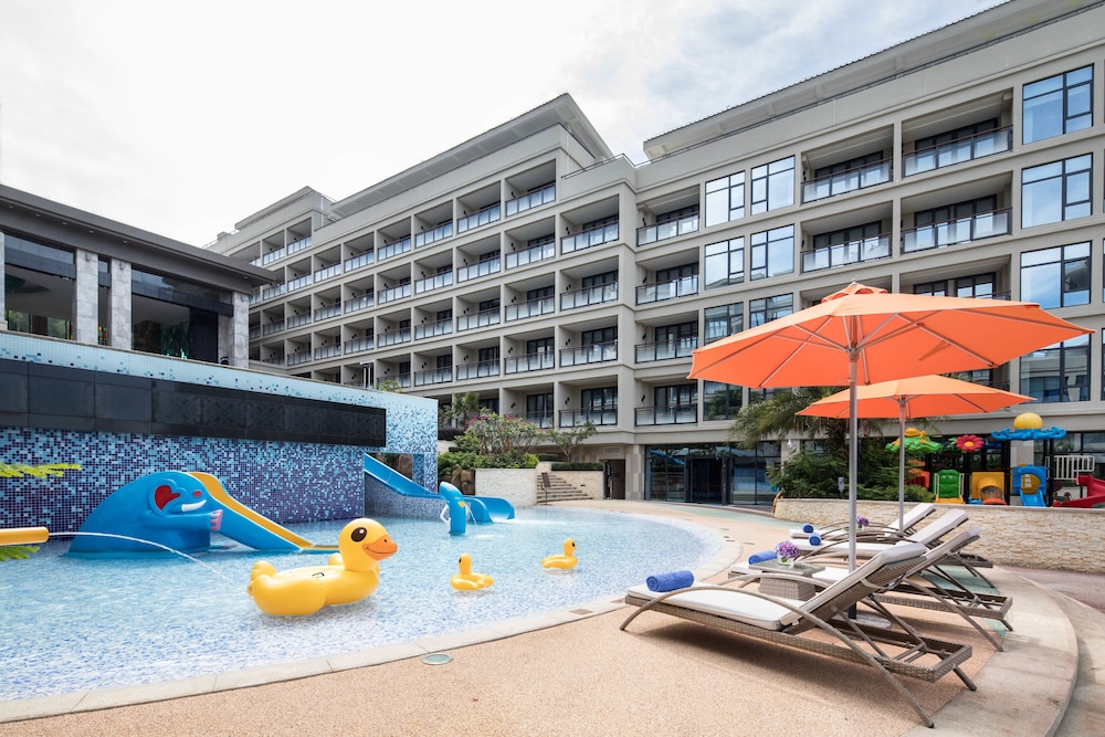 Outdoor banquet area
