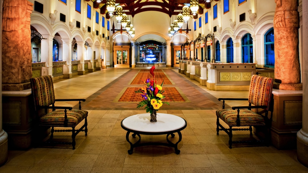 Interior entrance