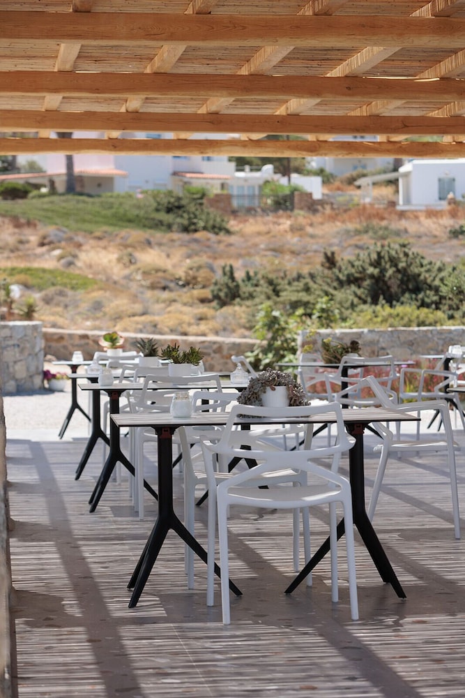 Outdoor banquet area