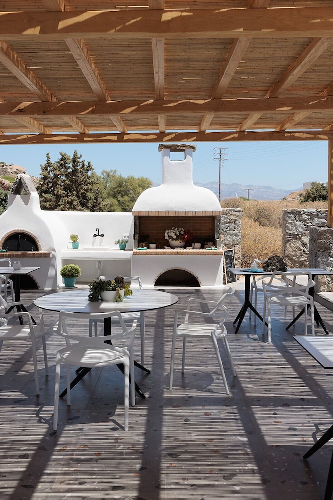 Outdoor wedding area