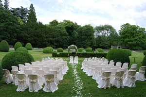 thumbnail: Outdoor wedding area