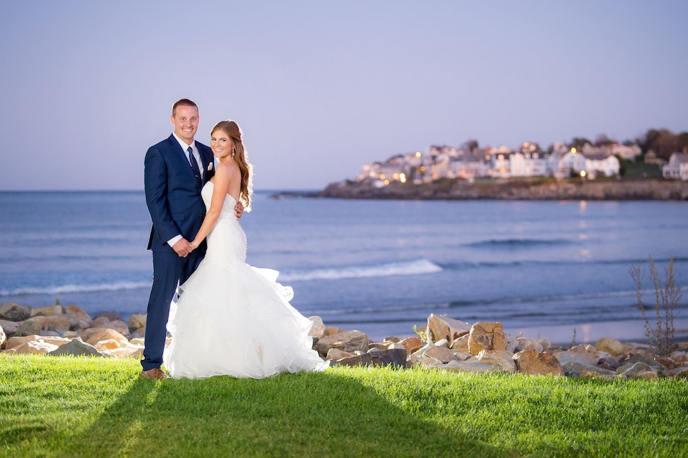 Outdoor wedding area