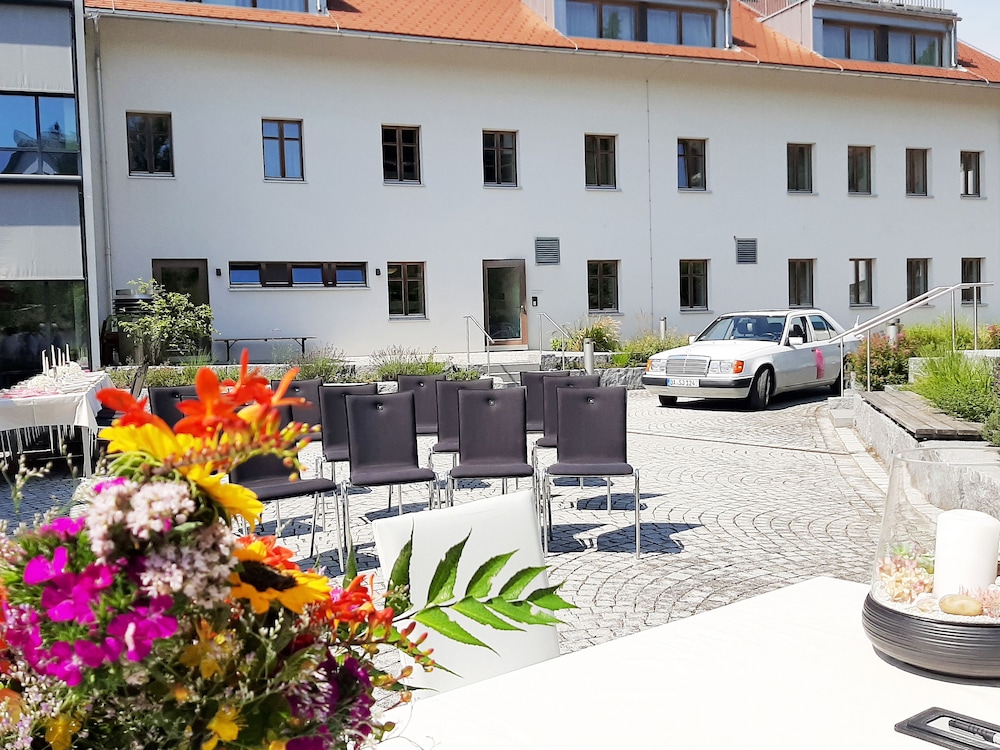 Outdoor wedding area
