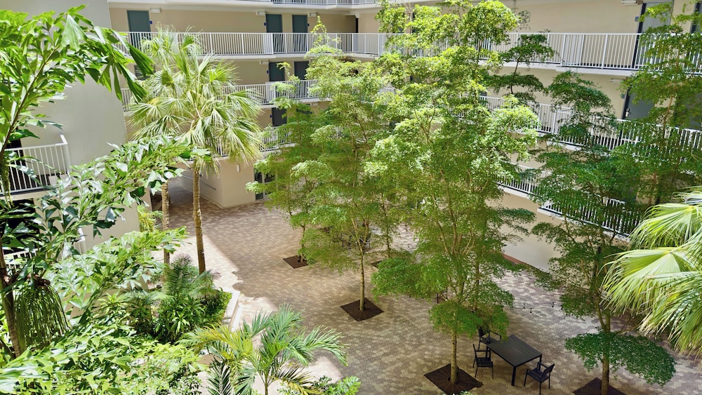 Courtyard view