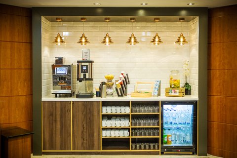 Enjoy hot and cold drinks from our private refreshment area