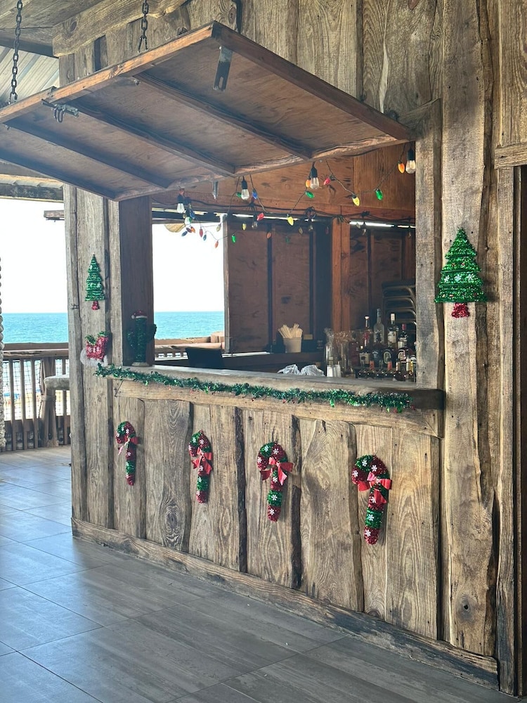 Outdoor wedding area