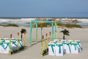 thumbnail: Outdoor wedding area