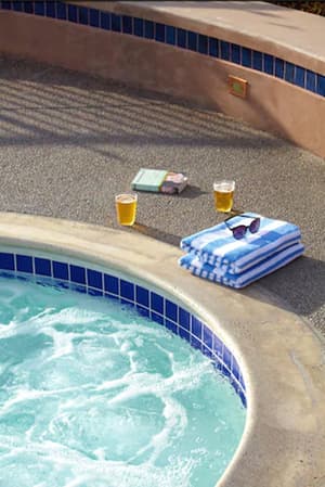 thumbnail: Outdoor spa tub