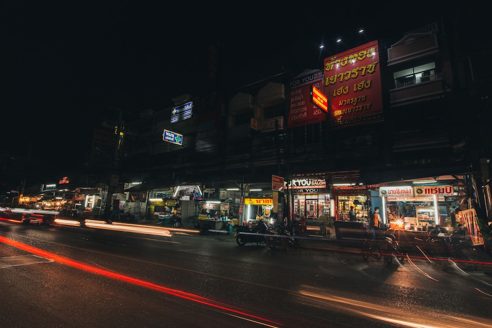 Front of property - evening/night