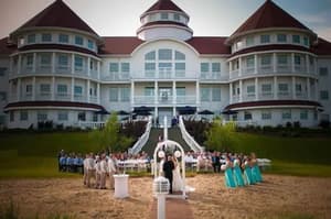 thumbnail: Outdoor wedding area