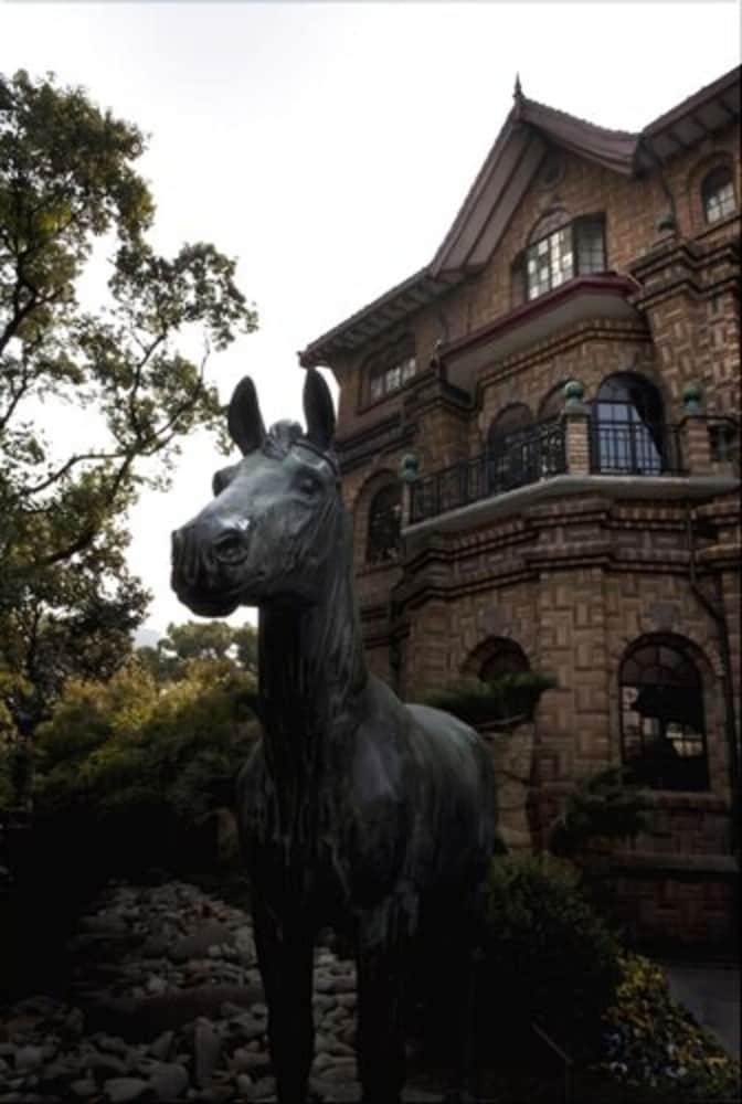 Outdoor wedding area
