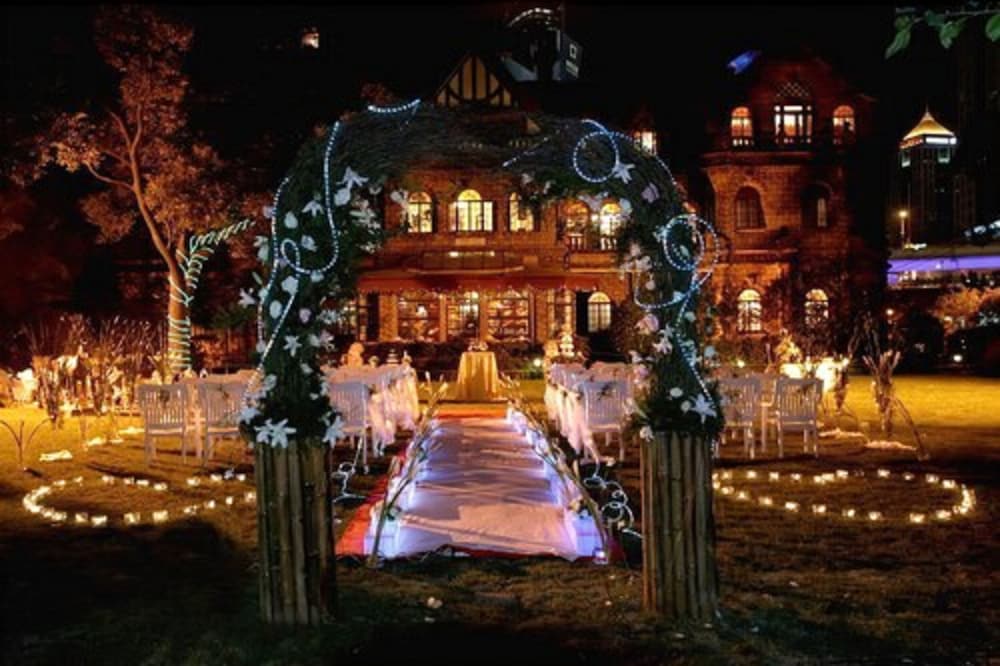 Front of property - evening/night