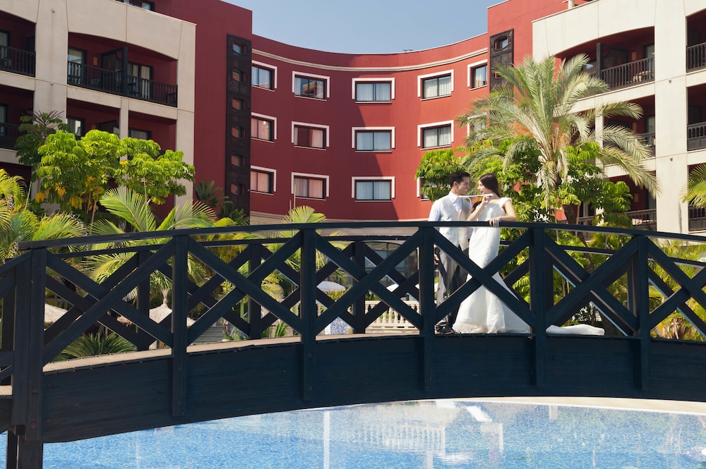Outdoor wedding area