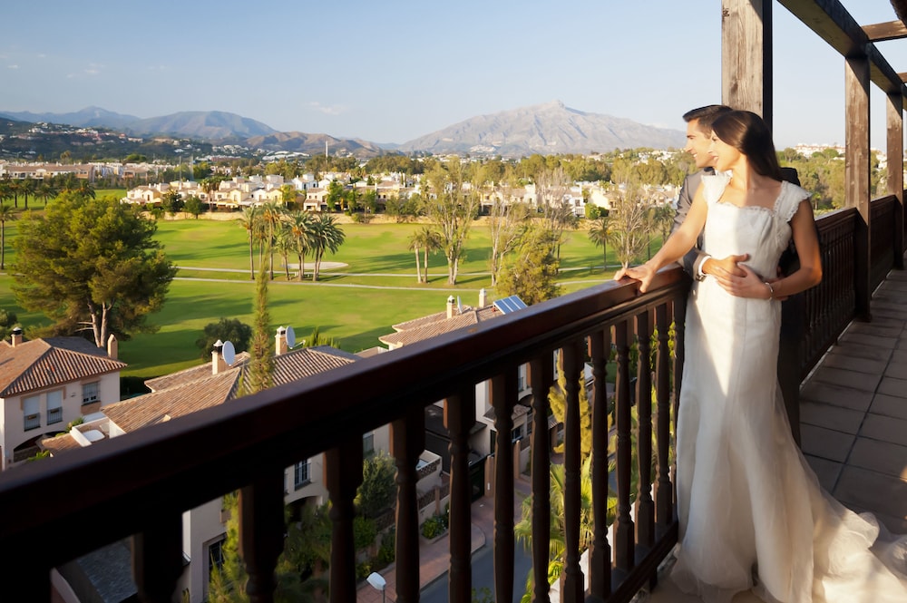 Outdoor wedding area