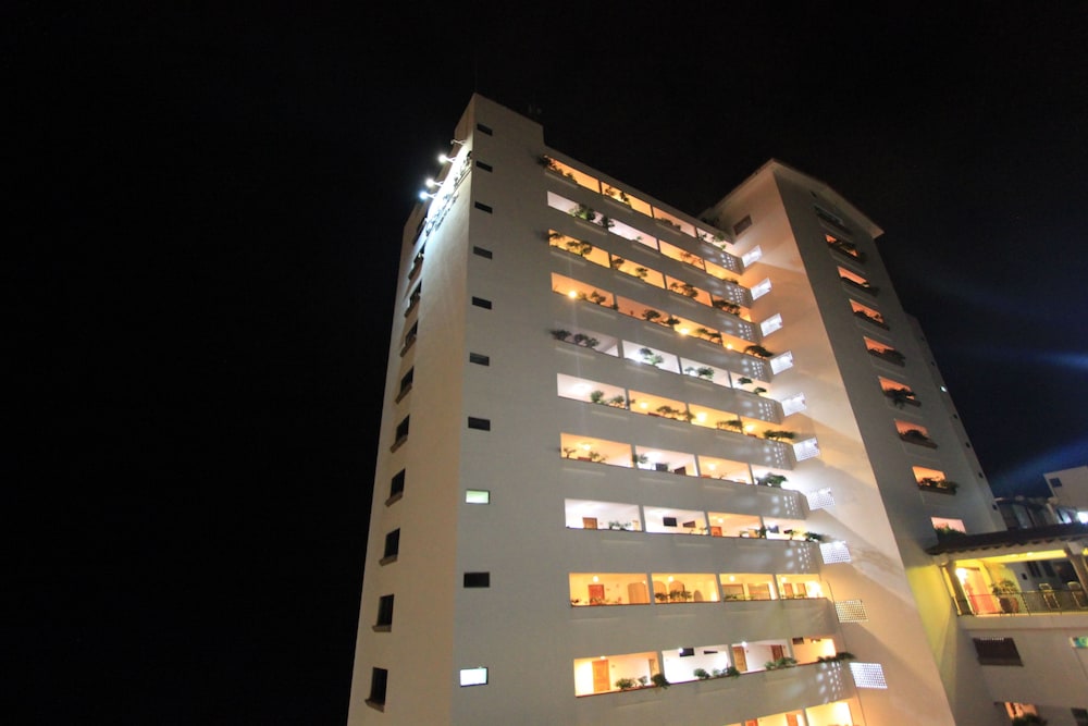 Front of property - evening/night
