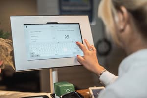 thumbnail: Check-in/check-out kiosk