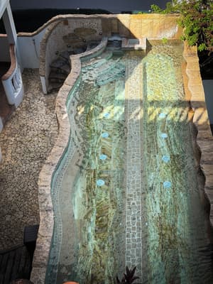 thumbnail: Outdoor spa tub