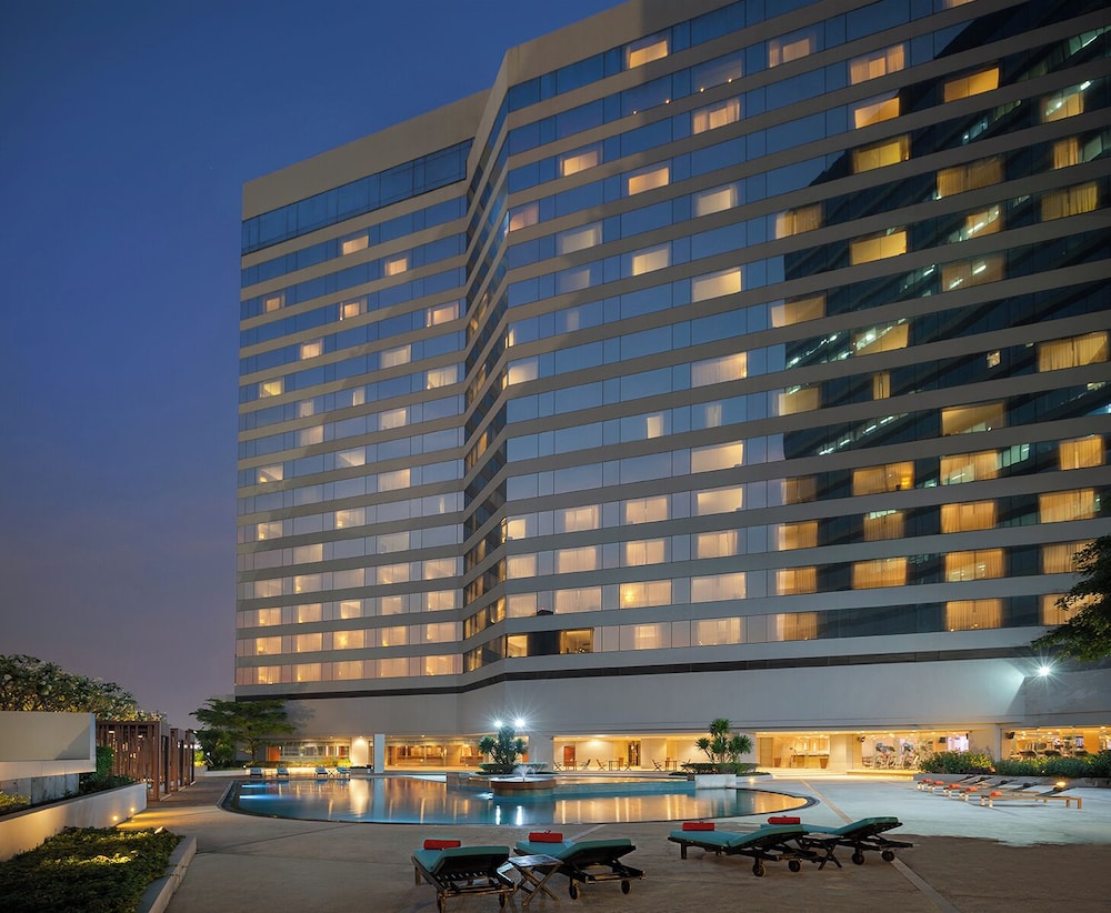 Outdoor wedding area