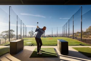 thumbnail: Indoor golf driving range