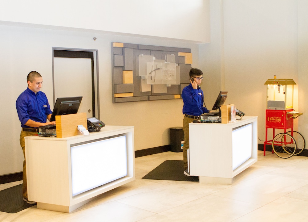Check-in/check-out kiosk