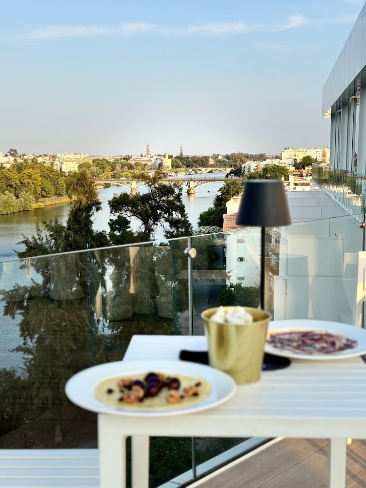 Outdoor banquet area
