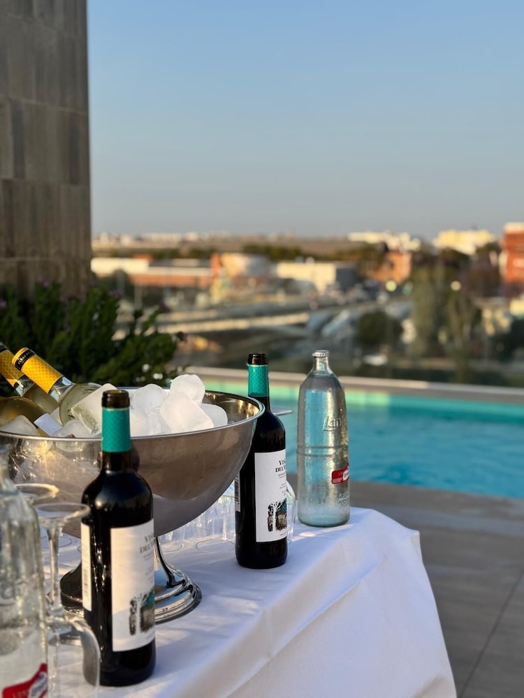 Outdoor banquet area