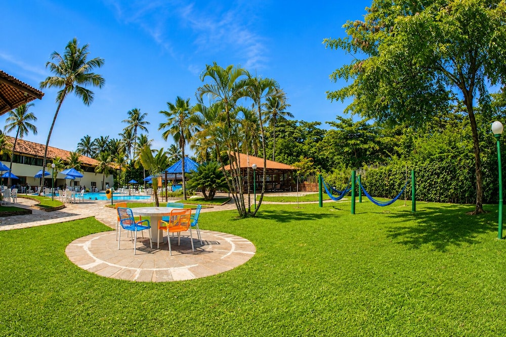 Outdoor banquet area