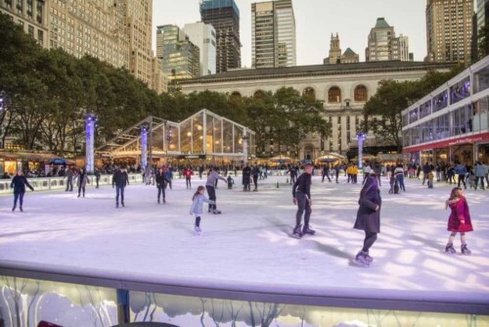 Ice skating