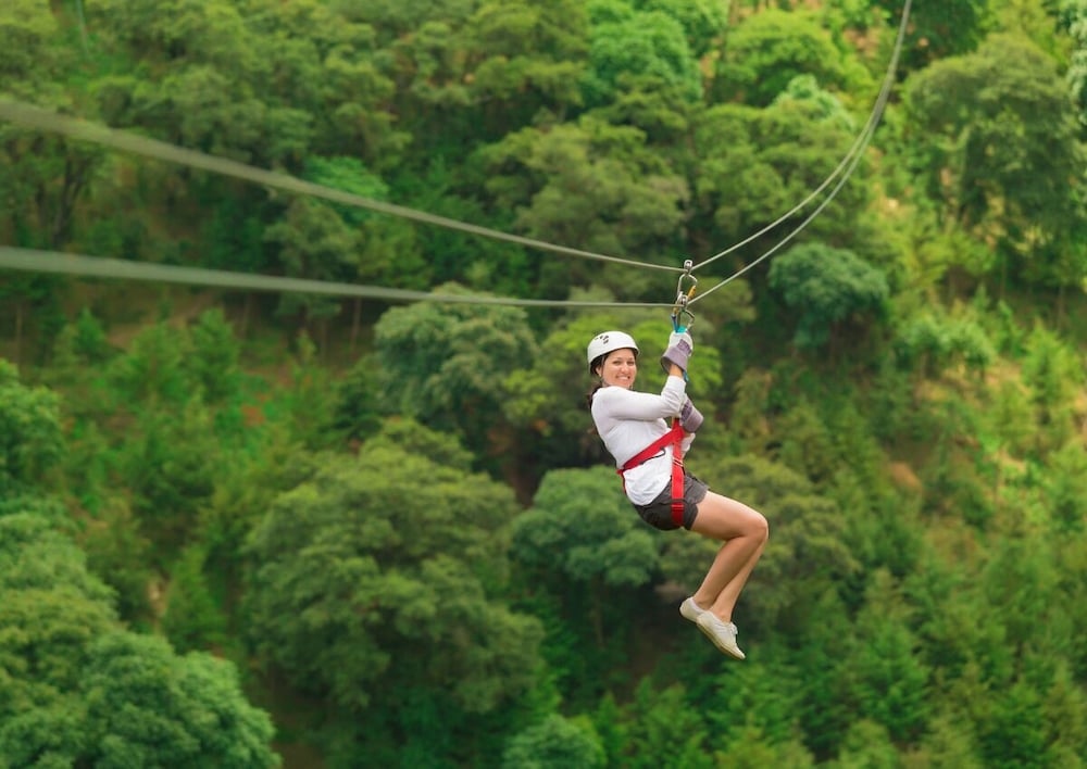 Ziplining
