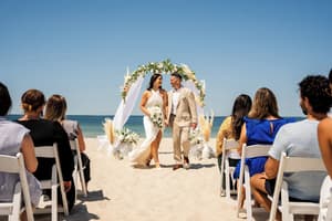 thumbnail: Outdoor wedding area